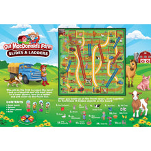 Load image into Gallery viewer, Old MacDonald's Farm - Slides & Ladders Board Game