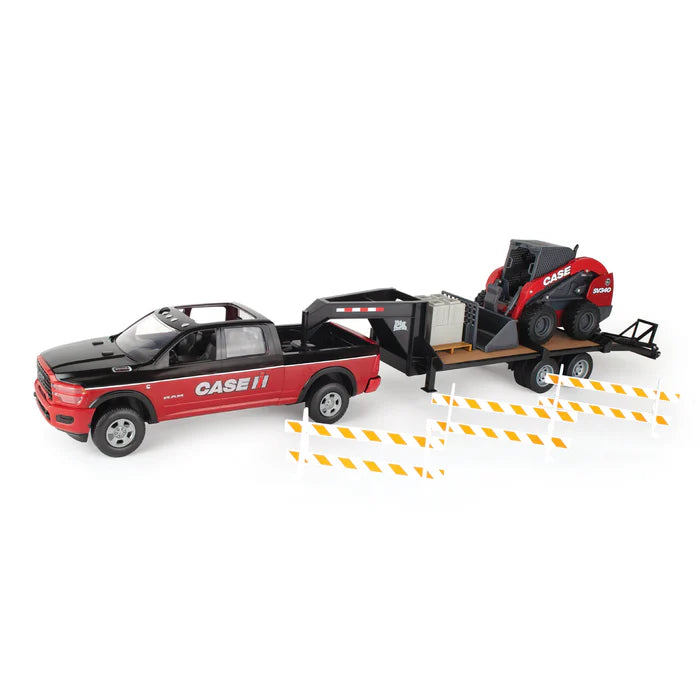 1/16 Case IH Ram Pickup with Case SV340 Skid Loader Set, ERTL Big Farm ...