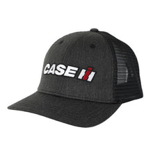 Load image into Gallery viewer, Case IH Heather Charcoal and Black Mesh Trucker Cap
