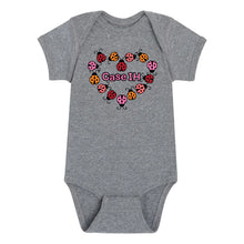 Load image into Gallery viewer, Ladybug Heart Case IH Infant One Piece
