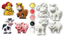 Load image into Gallery viewer, Old MacDonald's Farm - 6-Pack Plaster Magnets Paint Kit