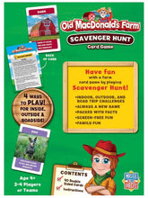 Load image into Gallery viewer, Old MacDonald's Farm - Scavenger Hunt Card Game
