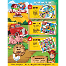 Load image into Gallery viewer, Old MacDonald's Farm Bingo Game