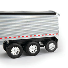 Load image into Gallery viewer, 1/16 BIG ROADS Lights & Sounds Black Peterbilt Model 367 With Grain Trailer