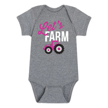 Load image into Gallery viewer, Case IH Let's Farm Infant Onesie