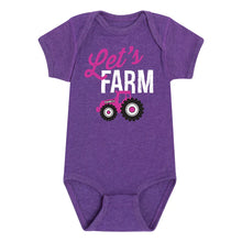 Load image into Gallery viewer, Case IH Let's Farm Infant Onesie
