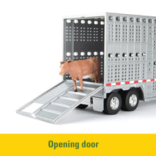 Load image into Gallery viewer, 1/32 Freightliner™ Semi with Livestock Trailer and Cattle