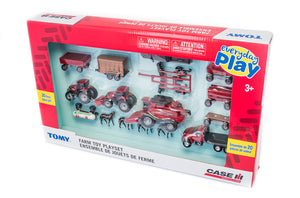 1/64 Case IH Tractor and Vehicle 20 Piece Set