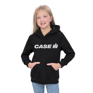 Kids Unisex Motion Pullover Hoodie-Black