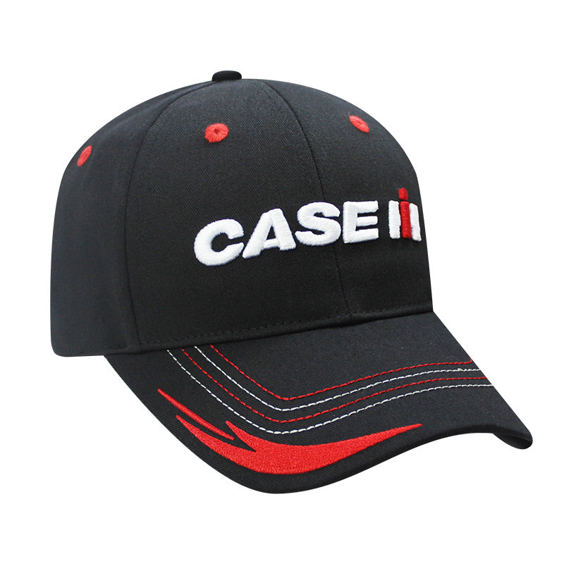 Case IH Logo Classic Swoosh on Peak Velcro® Cap