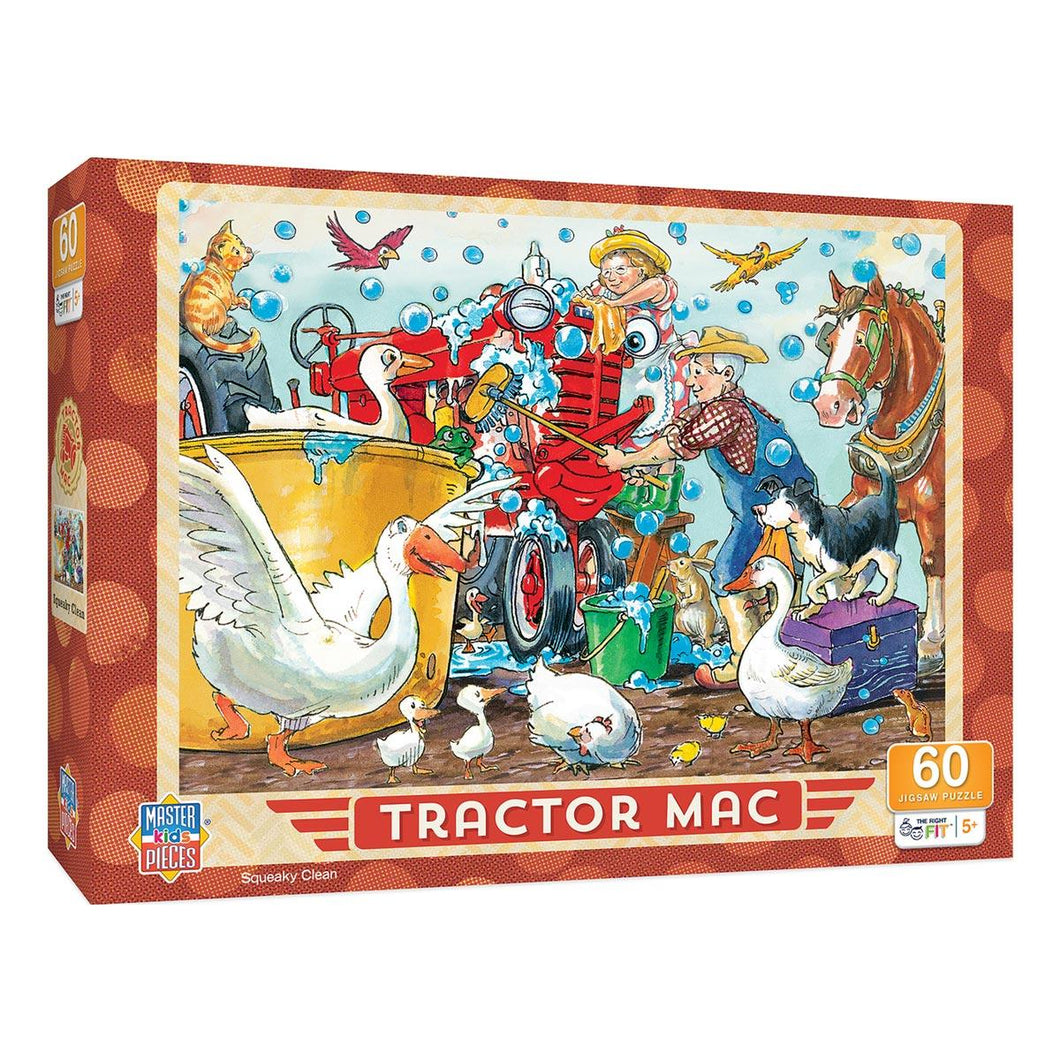 Tractor Mac Squeaky Clean 60 Piece Puzzle