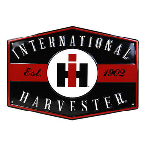 IH International Harvester Hexagon Tin Sign