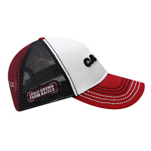 Load image into Gallery viewer, Case IH Logo White Front, Red Peak, Mesh Trucker Cap
