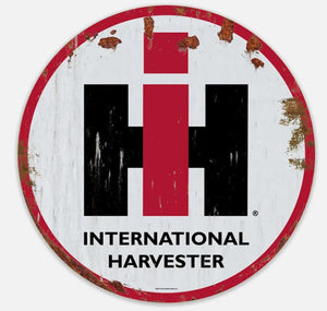 International Harvester IH Logo Farming/Tractor Metal Sign