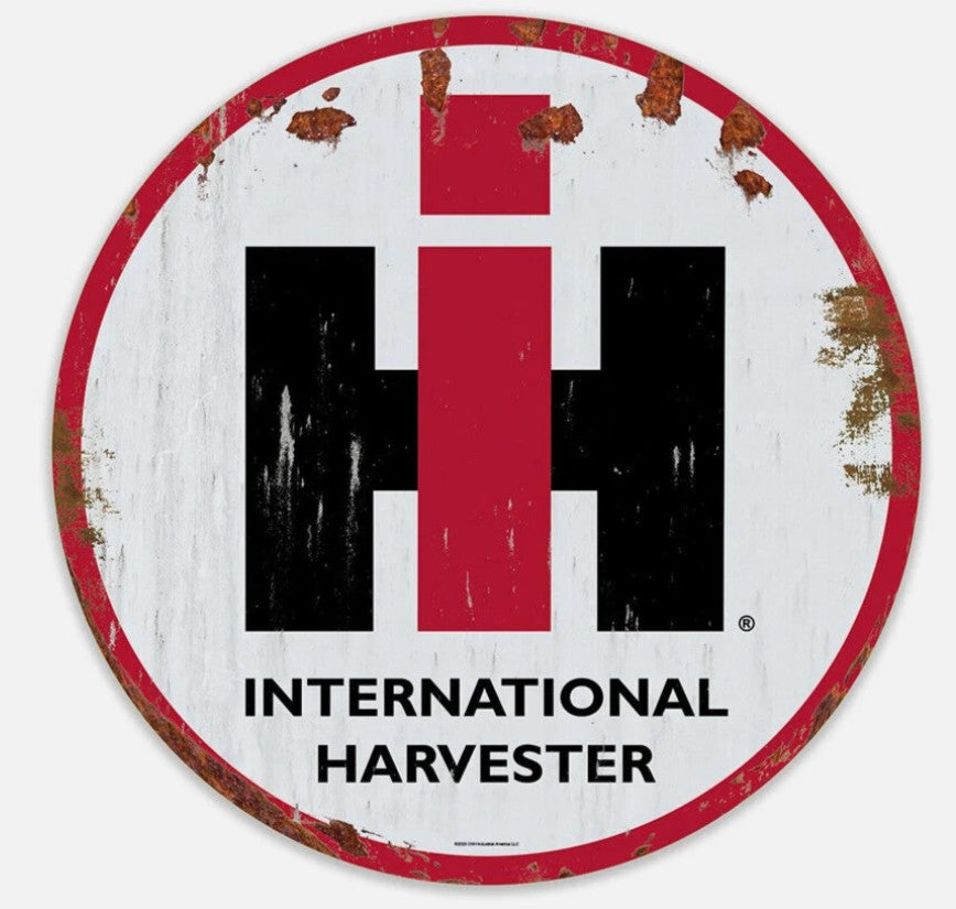 International Harvester IH Logo Farming/Tractor Metal Sign