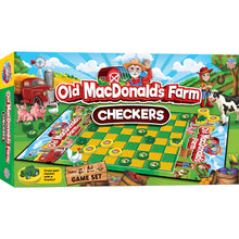 Load image into Gallery viewer, Old MacDonald&#39;s Farm Checkers Board Game
