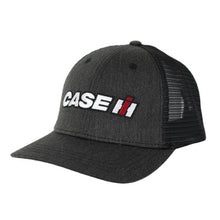 Load image into Gallery viewer, Case IH Heather Charcoal and Black Mesh Trucker Cap
