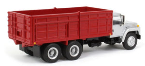 1/64 1980s International Grain Truck with Tandem Axle & Silver Cab by SpecCast