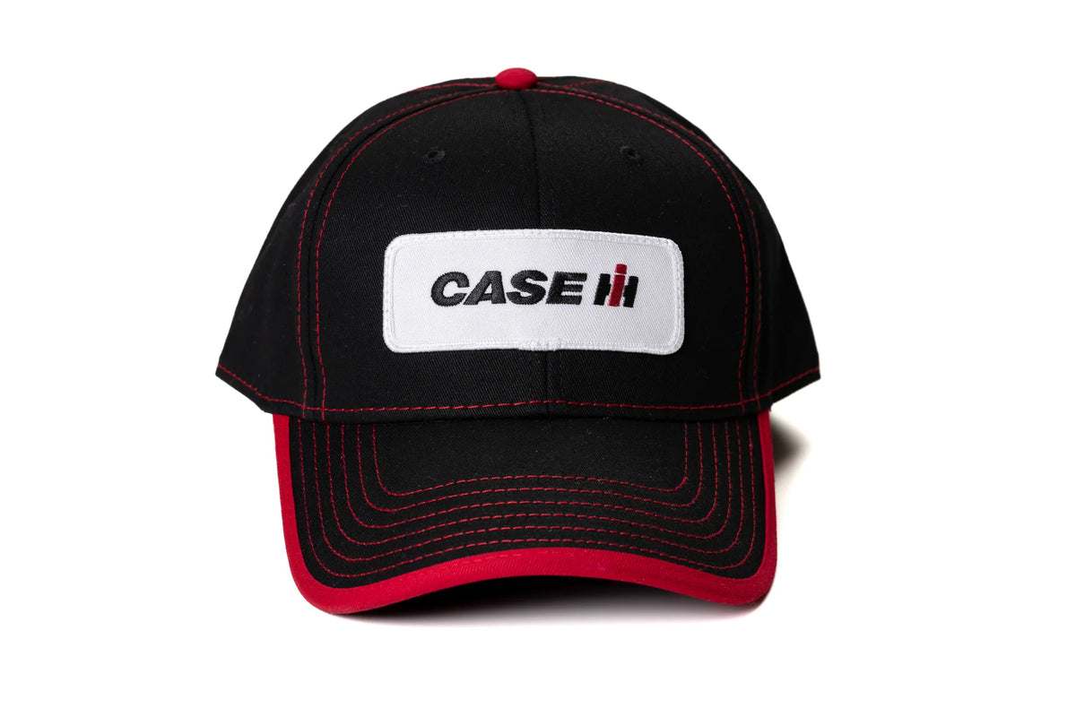 Case IH Logo Hat Black With Red Accents Equipment Ontario Case ih logo hat black with red accents equipment ontario