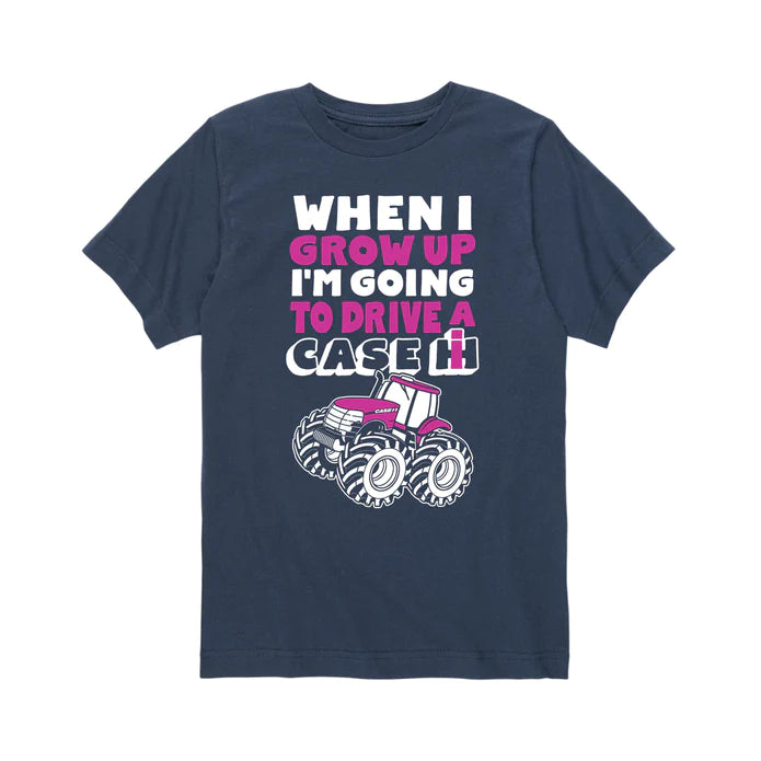 Going To Drive Case IH™ -Toddler Girl Short Sleeve Tee