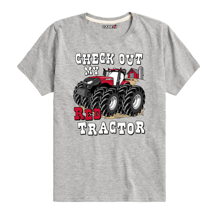 Check Out My Red Tractor Case IH Kids Short Sleeve Tee