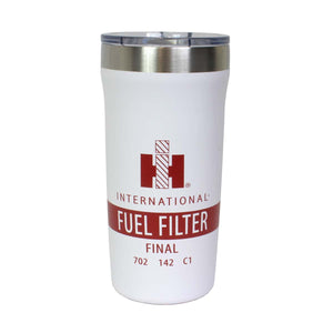 International Harvester IH Retro Fuel Filter 18oz Insulated Travel Tumbler