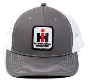 IH Logo Hat, Grey with White Mesh Back, Youth
