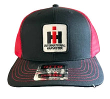 Load image into Gallery viewer, IH Hat, Black with Red Mesh Back
