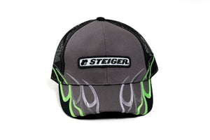 Steiger Mesh Back Hat- Flame Brim