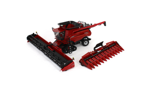 1/32 Case IH Axial-Flow 9260 Tracked Combine with Corn & Grain Heads, ERTL Prestige Collection