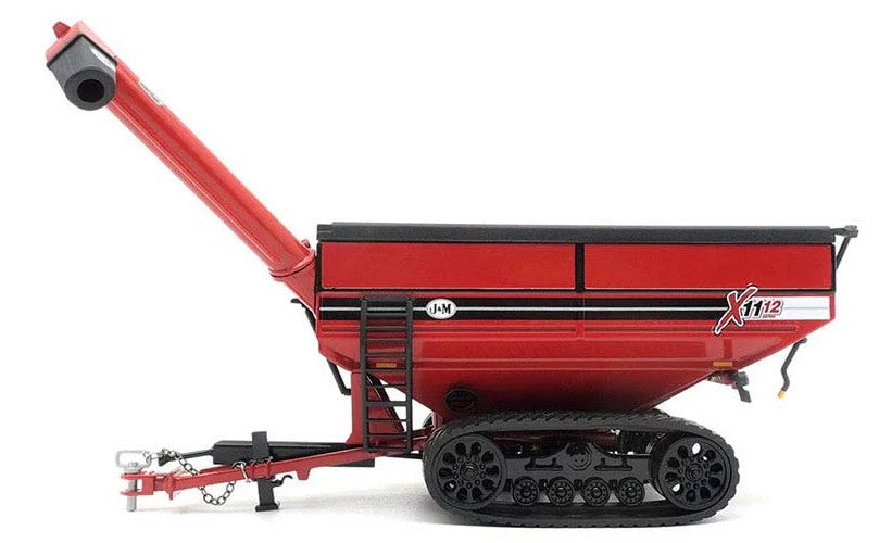 1/64 Red J&M 1112 X-Tended Reach Grain Cart with Tracks