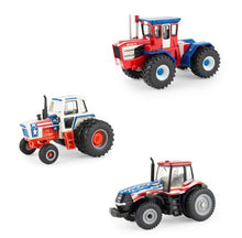 Load image into Gallery viewer, 1/64 Steiger Panther II, Case 1570, &amp; Case IH Magnum 180 Stars &amp; Stripes Tractor Set
