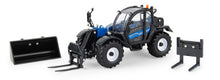 Load image into Gallery viewer, 1/32 New Holland Blue TH7.42 Telehandler with (3) Attachments by ERTL
