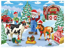 Load image into Gallery viewer, Old MacDonald's Farm - Christmas Tree Farm 60 Piece Jigsaw Puzzle
