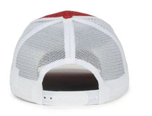 Load image into Gallery viewer, IH Hat, Red/White Mesh Glitter
