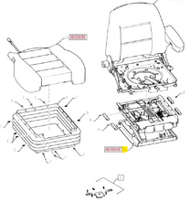 Load image into Gallery viewer, Seat Air Suspension Kit - 84406039
