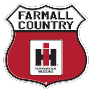 IH Farmall Country Embossed Highway Badge Sign