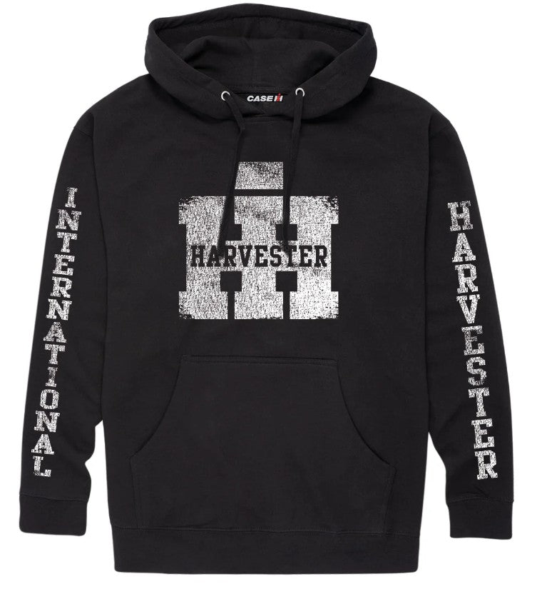IH College Harvester Chest And Arms Adult Pullover Hood