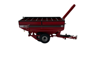 1/64 Red J&M 1112 X-Tended Reach Grain Cart w/ Tandem Walking Duals