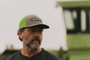 Steiger Mesh Back Trucker Hat- Neon Green & Gray