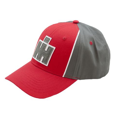 IH Grey and Red Patch Logo Cap