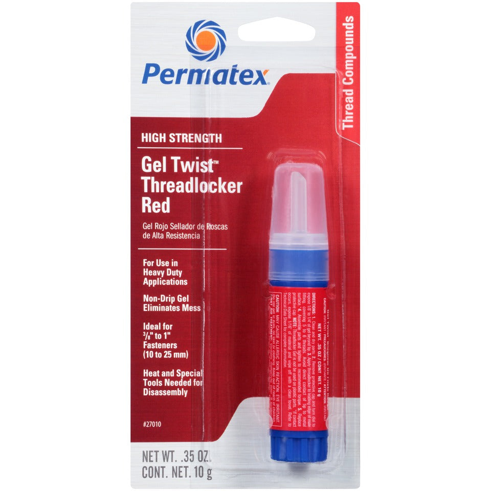 PERMATEX® High Strength Threadlocker RED Gel