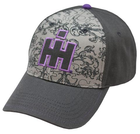 IH Ladies Two Color Logo Cap in Grey and Purple