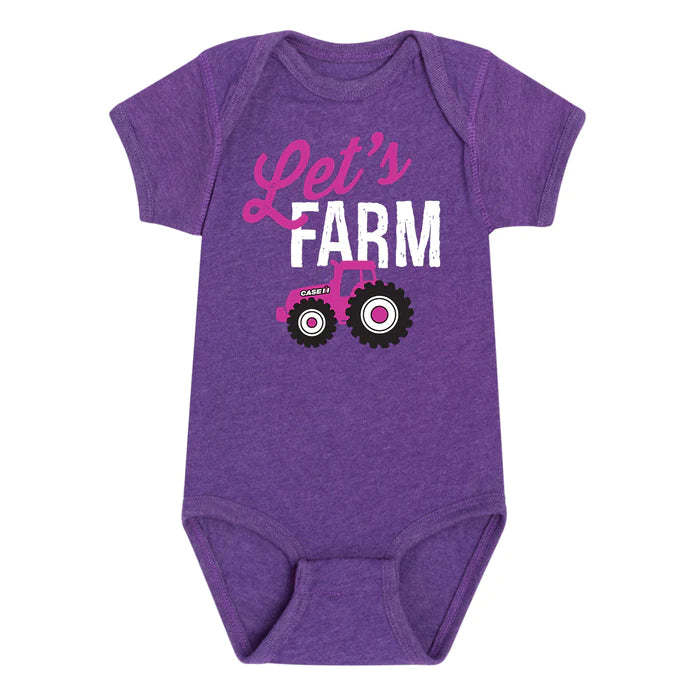 Case IH Let s Farm Infant Onesie Equipment Ontario Case ih let s farm infant onesie equipment ontario