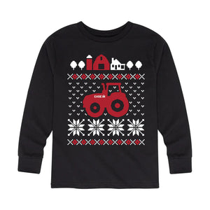 Case IH™ Ugly Christmas Sweater  - Toddler Youth Long Sleeve