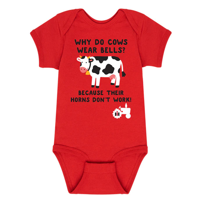 International Harvester™ - Why Do Cows Wear Bells Onesie