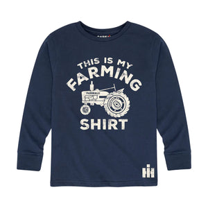 IH™ This is My Farming Shirt  - Toddler Youth Long Sleeve Tee