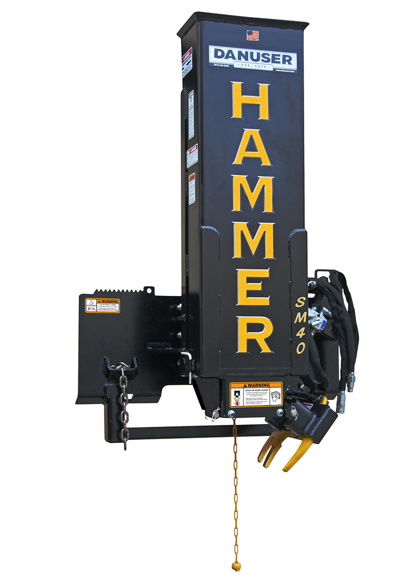 Hammer SM40 w/ Grapple Post Driver