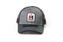 Load image into Gallery viewer, International Harvester Hat, Gray with Black Mesh Back
