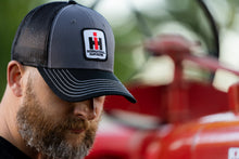 Load image into Gallery viewer, International Harvester Hat, Gray with Black Mesh Back
